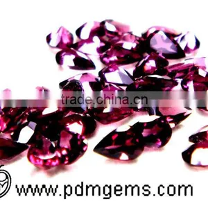 Gems Top Quality Rhodolite Garnet Pear Cut Lot thumbnail-1
