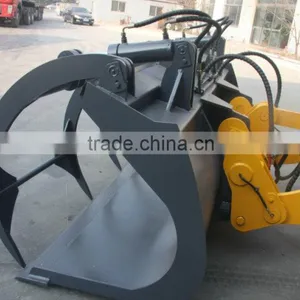 SZM ZL-16 Farm Front End Wheel Loader With Wood Grabble for Japanese Tractor thumbnail-4