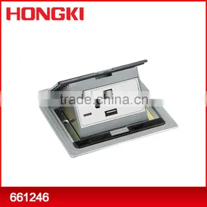 Ultra Thin POP UP Floor Box WITH USB thumbnail-1