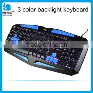 ISO Factory Wired Gaming Keyboard_three Colors Backlit Keyboard thumbnail-3