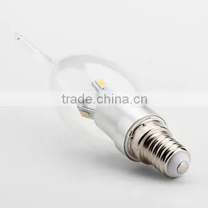 Led Candle Light AC80-240V 3W CE ROHS E14 Base High Quality Egg Candle Light thumbnail-2