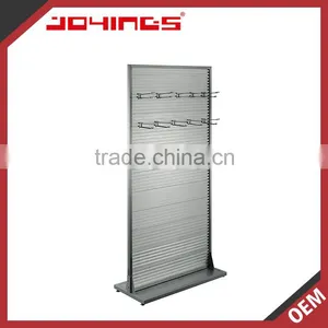 Light Duty Anodised Aluminum Slatwall Cheap Slatwall Display Rack thumbnail-1