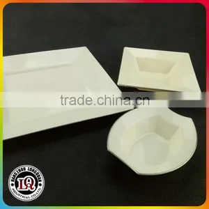 Hard Disposable Plastic Dinnerware With Sliver Rim thumbnail-1