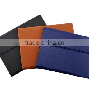 Book Design PU Leather Universal Folio Case for Tablet With Rotating Stand thumbnail-6