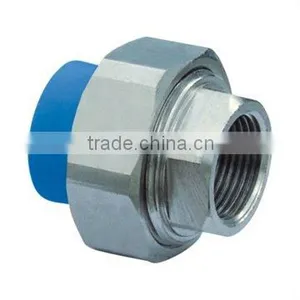 PE Pipe Fittings: Female Thread Union (Soc x Fipt With Brass Thread Insert) thumbnail-1