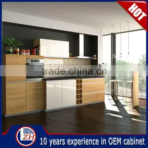 2015 Wholesale High Gloss Water Resistant Kitchen Cabinet thumbnail-4