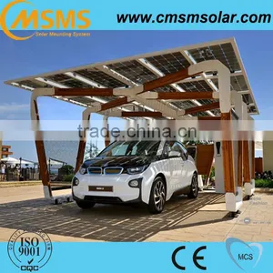 Aluminum PV Carport Solar Support Hardware With OE thumbnail-3