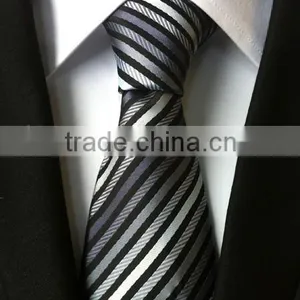 960 Needle Small Stripes Men's Fashion Polyster Neckties thumbnail-4