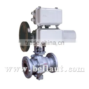 China Motorized Flanged 4 Inch ss Cf8m Stainless Steel Ball Valve Manufacturer Price thumbnail-5