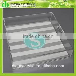 DDY-0108 Trade Assurance Factory Clear Acrylic Square Tray thumbnail-1