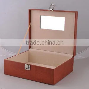 Jewelry Storage Case With Mirrow Inside thumbnail-1
