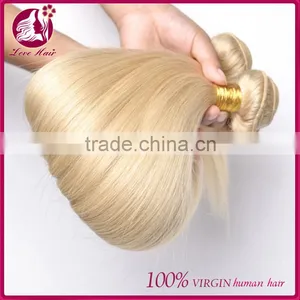 AAAAAAAA Vietnamese Virgin Hair Natural Blonde Human Hair Extensions Tangle and Shedding Free thumbnail-2