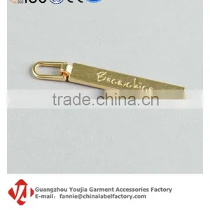 Handbags/Luggage/Jackets/Coats Zipper Puller Silder Head Gold Colour Metal Zipper Pulls thumbnail-1
