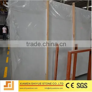 Chinese Cheap Pure White Marble Slab thumbnail-1