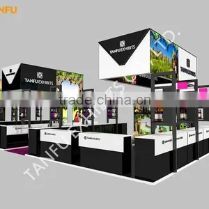 China Trade Show Booth Made by Reusable Material thumbnail-3
