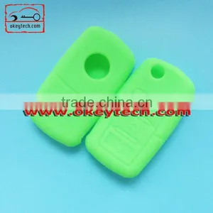 Okeytech Silicone Remote Key Cover VW 3 Buttons Silicone Car Key Cover for Silicone Car Key Cover thumbnail-1