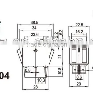 Toy Switch,4p IP54 Waterproof Rocker Switch With Lock,IP65 Waterproof 4p Locked Rocker Switch thumbnail-6