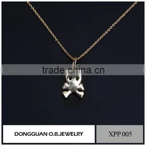 Fashion Lovely Jewelry Flower Necklace With 18k Gold Color/Statement Pendant Necklace thumbnail-6
