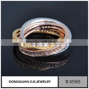 Wedding Rings Jewelry Rings White Rings Size6/7/8/9Jewelry White Sapphire Lady's 10KT White Gold Filled thumbnail-4