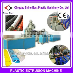 Cable Winding Pipe Machine / Hydraulic Spiral Sheath Wrap Tube Protector Production Line Equipment in Qingdao Shandong China thumbnail-1