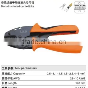LSD Experience Production for 10yearsCE ROHS Good Qutails Pliers for Non-insulated Cable Links L-056TD 6mm2 Hand Crimping Tools thumbnail-2