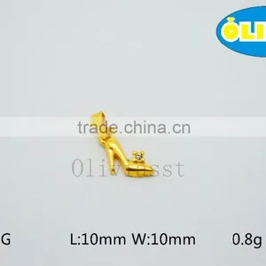Olivia 2016 New Fashion Modern 316 Stainless Steel Cast Metal High-heeled Shoes Pendant thumbnail-1