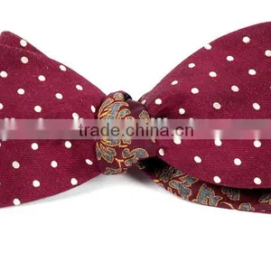 2016 OEM Custom Made Double Sided Pre-tie Fashion Pattern Bow Ties for Boys thumbnail-3