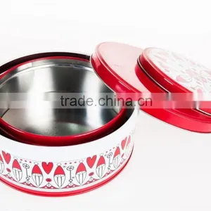 Round Cylinder Gift Box Customized Polour Round Gift Tin Box Household thumbnail-1