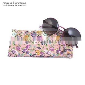 New Hot Selling Soft Cloth Bag Sunglasses Glasses Pouches Black Red Flower Eyewear Accessories Mobile Phone Bag BDH08 thumbnail-4