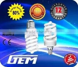 European Standard Spiral E14 8W/9W/11W Energy Saving Bulb,CFL Bulb With EMC RoHS thumbnail-3