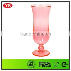 Promotional 14 oz Clear Plastic Hurricane Glasses for Drinking thumbnail-1