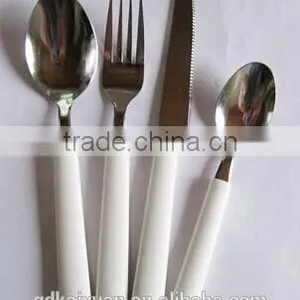 Factory Direct Sale Stainless Steel Plastic Handle Cutlery Set thumbnail-2