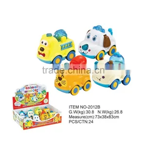 Promotion Gift Car Toys--friction Mini Animals Car, Plastic Car Toys for Kid thumbnail-1
