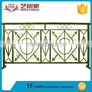 Customized Wrought Iron Morden Balcony Railing /iron Grill Design for Veranda thumbnail-6