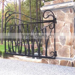 Elegant Backyard Wrought Iron Gate Designs From China Supplier thumbnail-5
