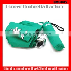 [FM3042] 21"x8k 3 Folding Promotional Umbrella thumbnail-1