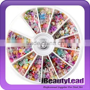 New Coming Mixed Nail Plastic Decoration Nail Studs Nail Art Decoration thumbnail-1