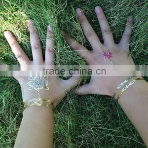 Sexy Temporary Inspired Metallic Jewelry Tattoo thumbnail-5