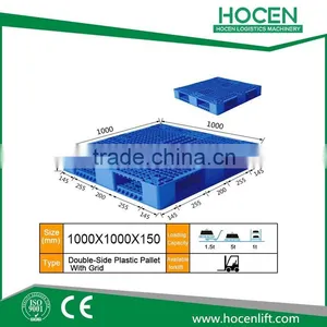 Euro Standard Heavy Duty Recycled Storage Used Plastic Pallet for Sale thumbnail-1