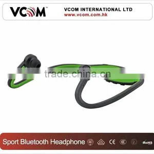 VCOM Wireless Neckband Sport Bluetooth Headphone With Stereo Sound thumbnail-1