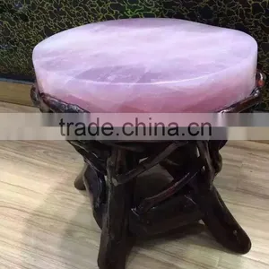Fashion Rose Quartz Crystal Stool for Crafts,healing Stone thumbnail-3