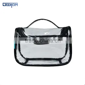 Transparent Pvc Cosmetic Case With Zipper and Handle thumbnail-1