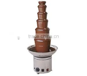 Popular Party 6 Tiers Stainless Steel Commercialrival Chocolate Fountain Stand Machine, Chocolate Fondue Fountain thumbnail-1