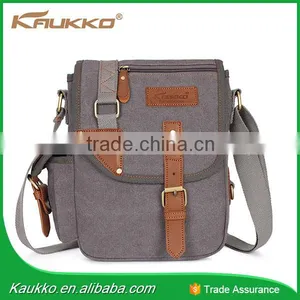 Guangzhou Factory Wholesale Men Canvas Shoulder Bag,Canvas Cross Body Bag thumbnail-1