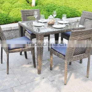 Outdoor Furniture Complete Patio Wicker Rattan Garden Dining Set thumbnail-1