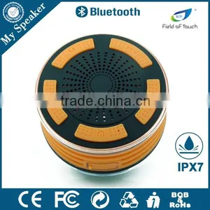 My Speaker F013 Black/orange LED Shower Speaker Waterproof IP67 thumbnail-3