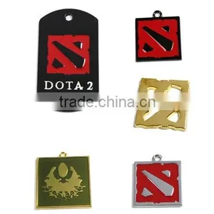 Newest Design Dota 2 Pendant Keychain Pendant Keychain Full Colors Dota Keychain for Men thumbnail-1