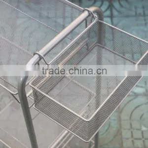 44.2*23.2*76.6cm Three Layers Metal Oil Painting Trolley With 4 Wheels thumbnail-3