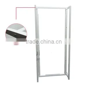 China Metal Retail Store Fixture, Guangdng Garment Rack Supplier, Floor Display Shelves, Coat Stand thumbnail-1
