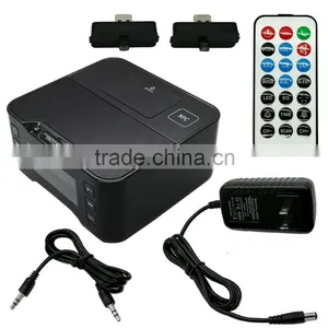 Wholesale Bluetooth Stereo Speaker With Dual Alarm Clock And FM Radio For IPhone Android Phones thumbnail-6